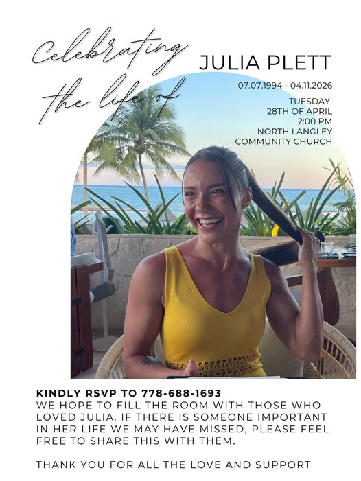 Julia Plett, British Columbia, Obituary: In Loving Memory Of Julia Plett